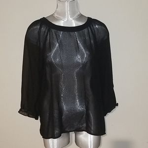 Black and white polka dot shirt